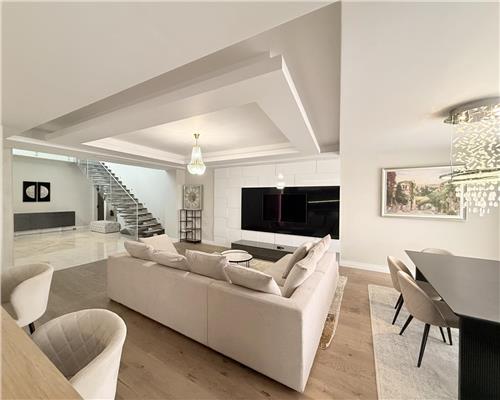 PENTHOUSE -DUPLEX SPECTACULOS 5 CAMERE 460 MP -TERASA 135 MP HERASTRAU -NORDULUI VEDERE LIBERA